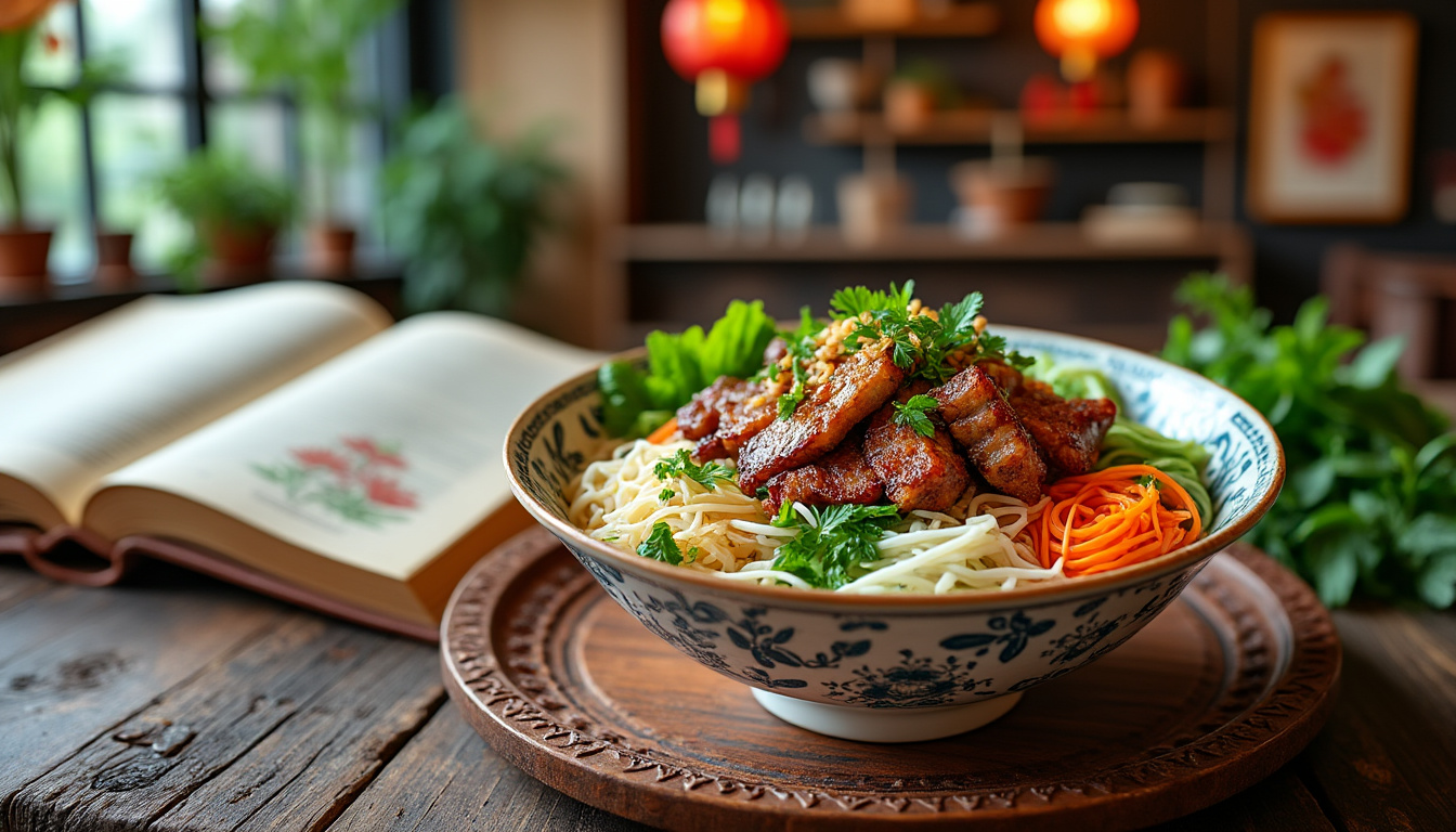 découvrez le bo bun, ce plat vietnamien délicieux et rafraîchissant. ce guide complet vous présente des recettes authentiques à réaliser chez vous ainsi que les meilleures adresses en france et au vietnam pour savourer ce classique de la cuisine asiatique. explorez les origines, les ingrédients et les astuces pour réussir votre bo bun parfait.