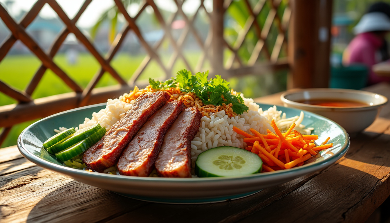 découvrez le cơm tấm, ce délicieux riz brisé qui incarne la richesse de la gastronomie du sud-vietnam. plongez dans une expérience culinaire authentique et savoureuse, où chaque assiette raconte une histoire.