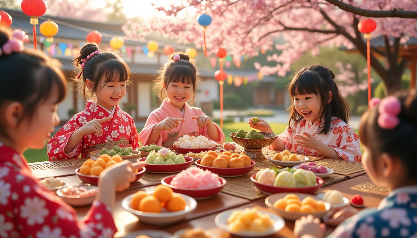 découvrez la fête de kodomo no hi, célébrée le 5 mai, à travers ses délices culinaires qui émerveillent petits et grands. plongez dans les traditions japonaises enrichies de saveurs authentiques, et laissez-vous tenter par des mets emblématiques qui font briller les yeux des enfants.