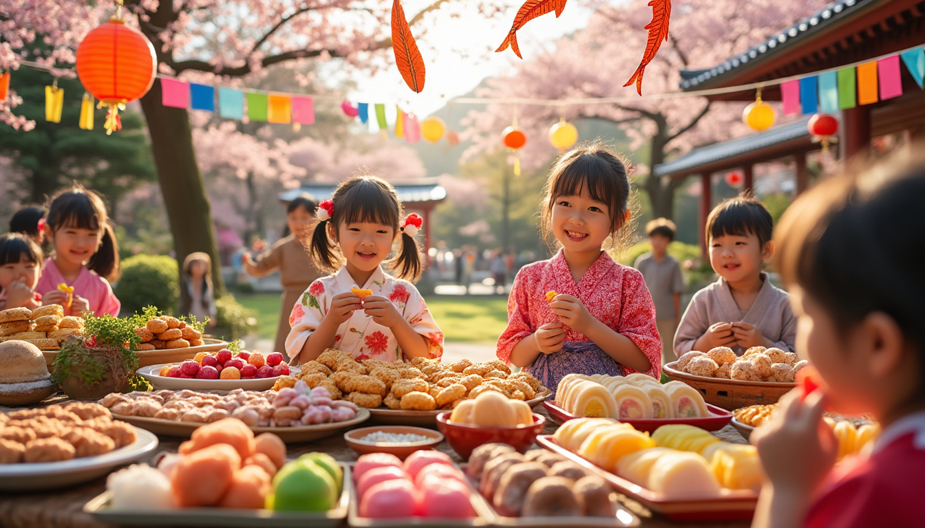 découvrez kodomo no hi, la fête des enfants célébrée le 5 mai au japon, et explorez les délices culinaires qui lui sont associés. plongez dans les traditions, les plats typiques et les douceurs qui rendent cette journée unique, tout en célébrant l'innocence de l'enfance.