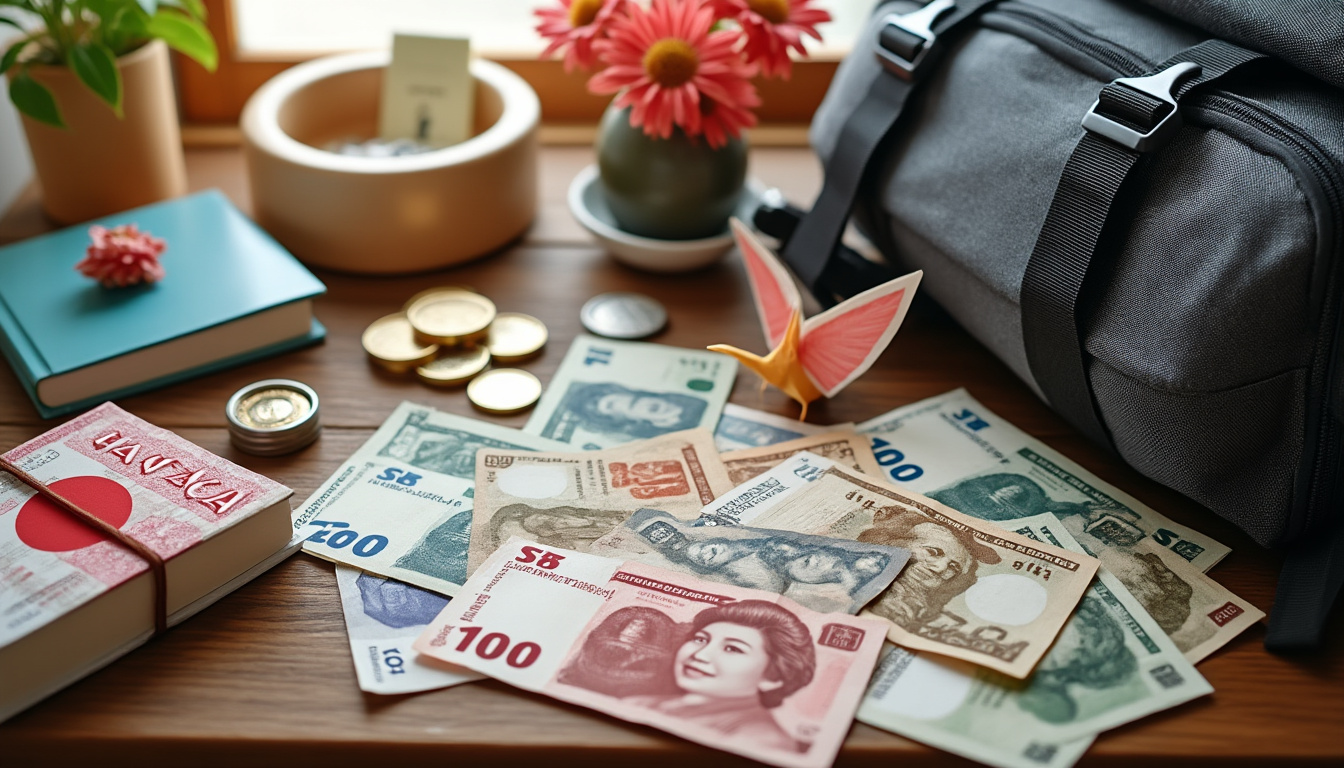 Combien d'argent emmener au japon : guide pratique pour les voyageurs 1 découvrez combien d'argent emporter au japon grùce à notre guide pratique pour les voyageurs. obtenez des conseils sur les devises, les coûts de la vie, et les meilleures options pour gérer votre budget pendant votre séjour au pays du soleil levant.
