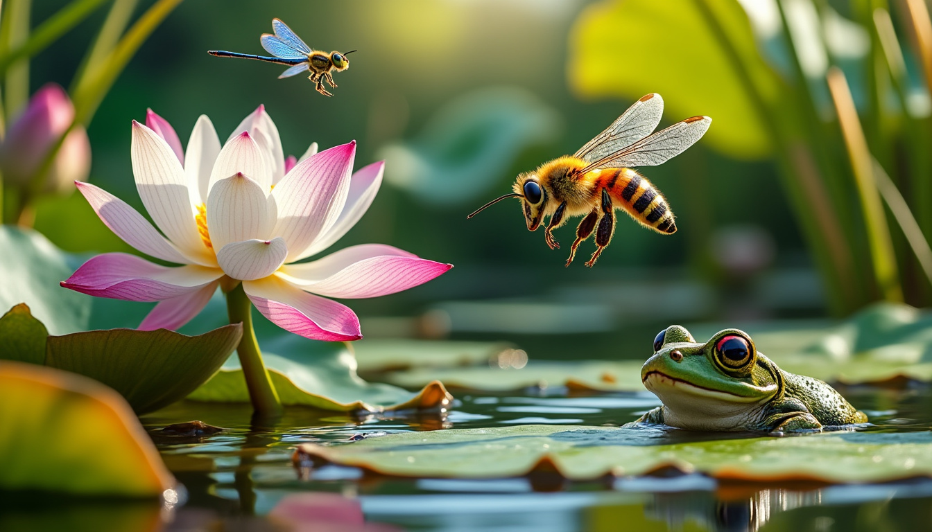 Qui mange les fleurs de lotus ? Analyse des pollinisateurs et prédateurs 2 découvrez l'univers fascinant des fleurs de lotus et apprenez qui sont les pollinisateurs et prédateurs qui interagissent avec ces plantes uniques. plongez dans une analyse approfondie des acteurs de cet écosystème délicat et leur rôle dans la survie du lotus.