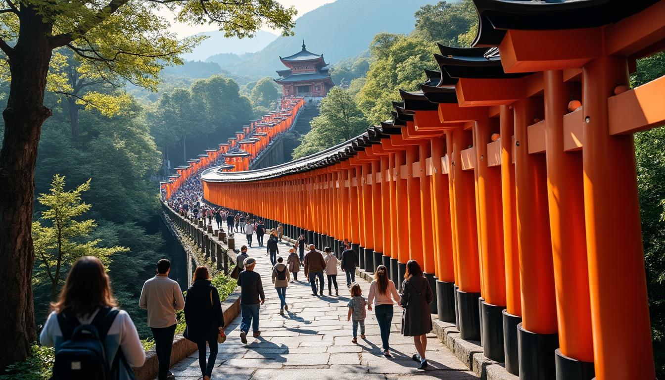 Fushimi Inari Taisha : quel est le prix de l'entrée et des visites ? 1 découvrez le fushimi inari taisha, célèbre sanctuaire japonais, et informez-vous sur le prix de l'entrée ainsi que les différentes options de visites pour explorer ses magnifiques milliers de torii. préparez votre voyage au cœur de cette expérience culturelle unique.