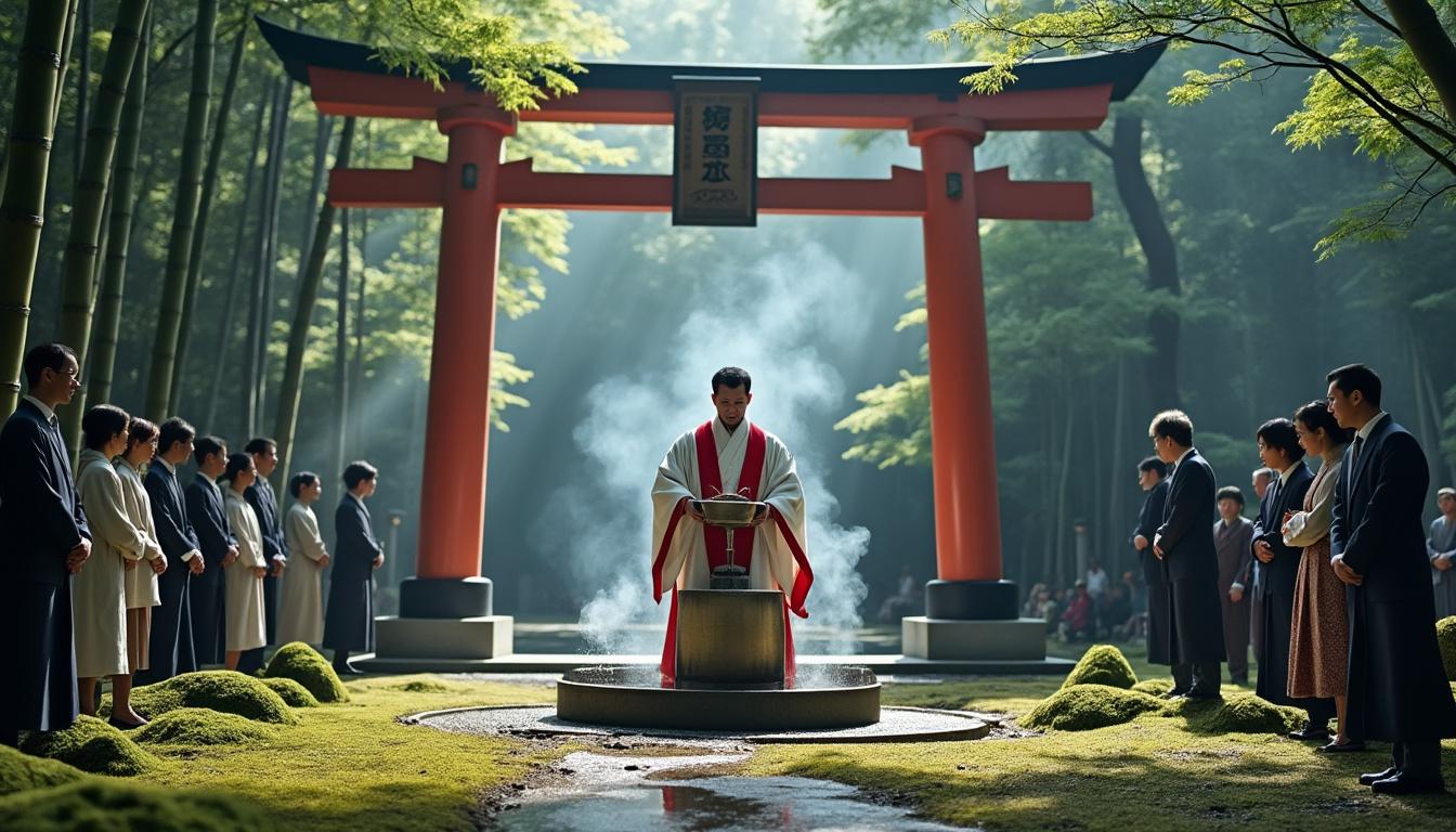 Guide sur le shintoïsme : rituels, valeurs et symboles au Japon 2 découvrez notre guide complet sur le shintoïsme, une tradition spirituelle fondamentale du japon. explorez les rituels, les valeurs et les symboles qui façonnent cette pratique ancestrale, et plongez dans la culture japonaise pour mieux comprendre l'harmonie entre l'homme et la nature.