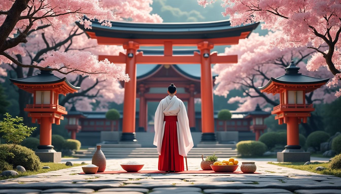 Guide sur le shintoïsme : rituels, valeurs et symboles au Japon 1 découvrez notre guide complet sur le shintoïsme, la tradition religieuse ancestrale du japon. explorez les rituels fascinants, les valeurs fondamentales et les symboles emblématiques qui façonnent cette spiritualité unique. plongez au cœur de la culture japonaise et enrichissez votre compréhension du shintoïsme.