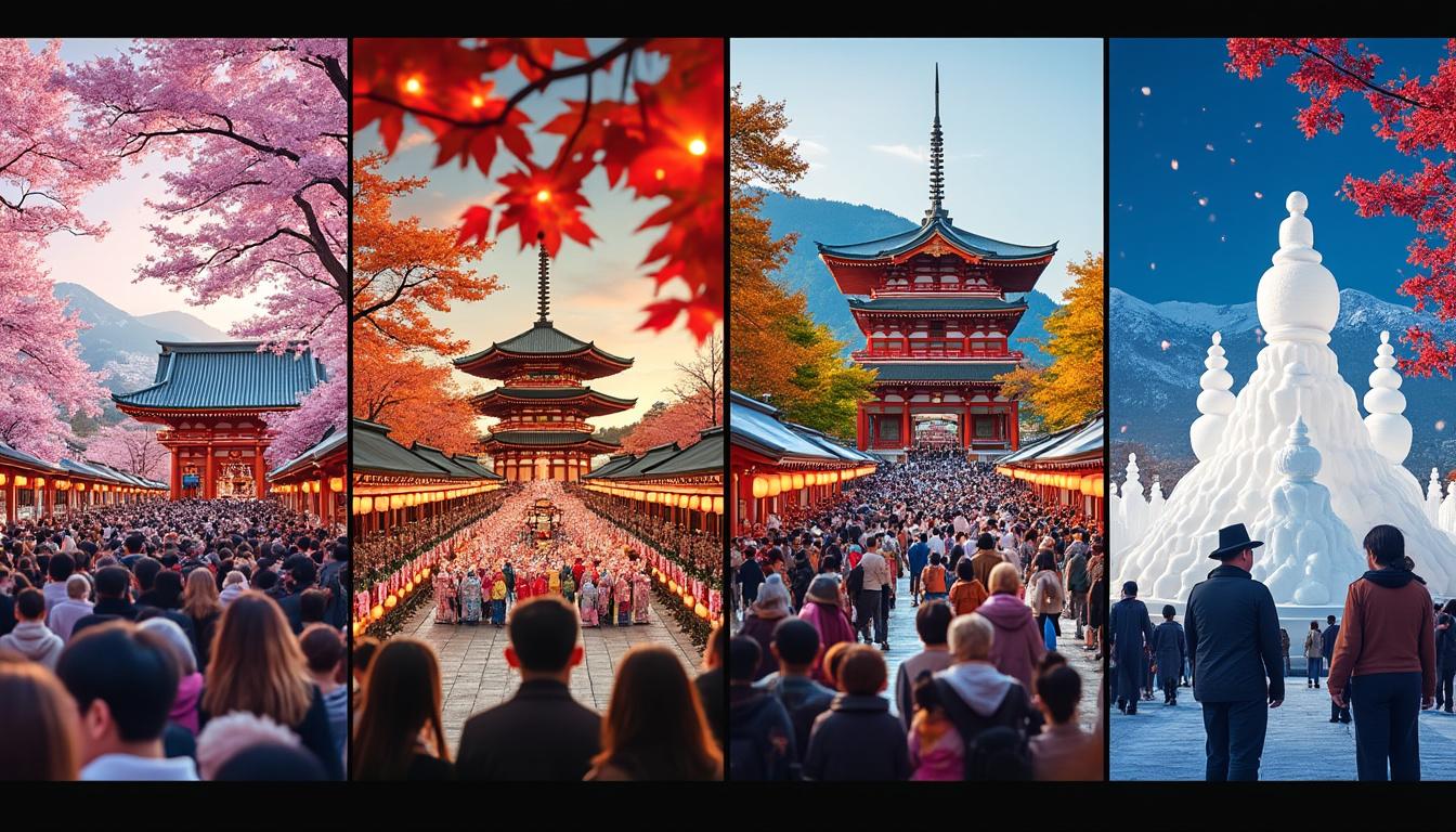 Les dates clés des festivals japonais à ne pas manquer 1 découvrez les dates incontournables des festivals japonais qui célèbrent la culture, les traditions et la beauté du japon. ne manquez pas ces événements uniques et préparez-vous à vivre une expérience inoubliable!