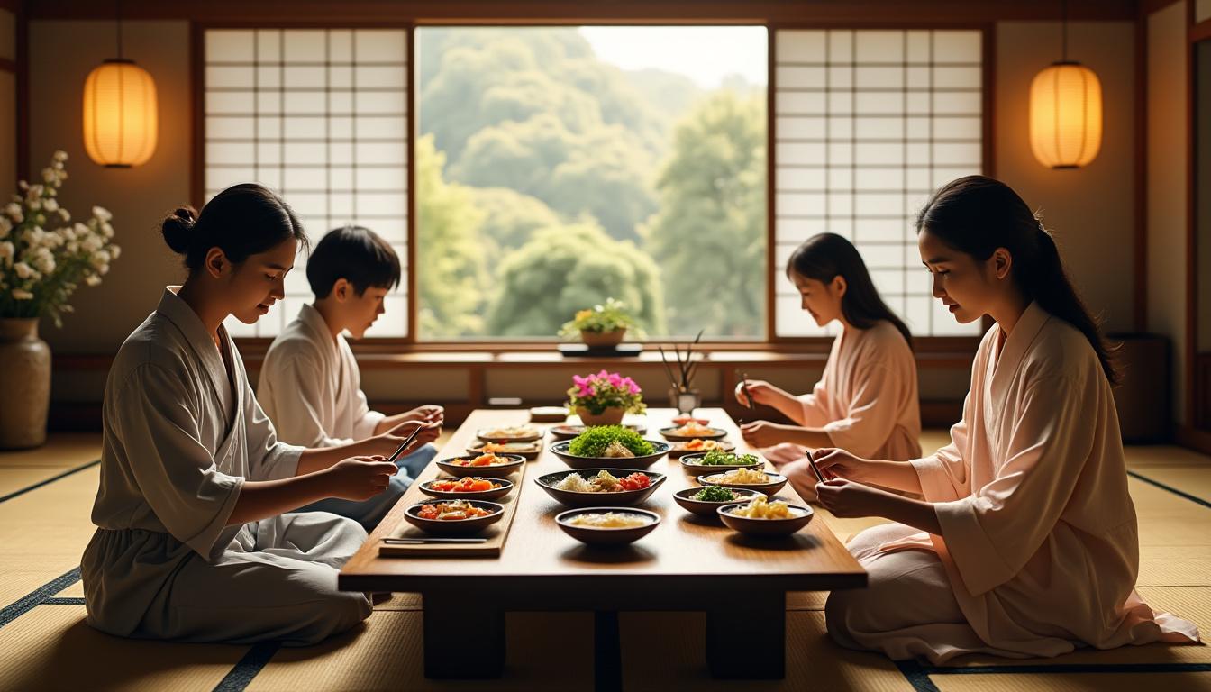 découvrez pourquoi les japonais adoptent la tradition de manger par terre, un acte chargé de culture et de symbolisme. explorez les rituels, les habitudes alimentaires et l'importance de la connexion avec la nature dans la cuisine japonaise.