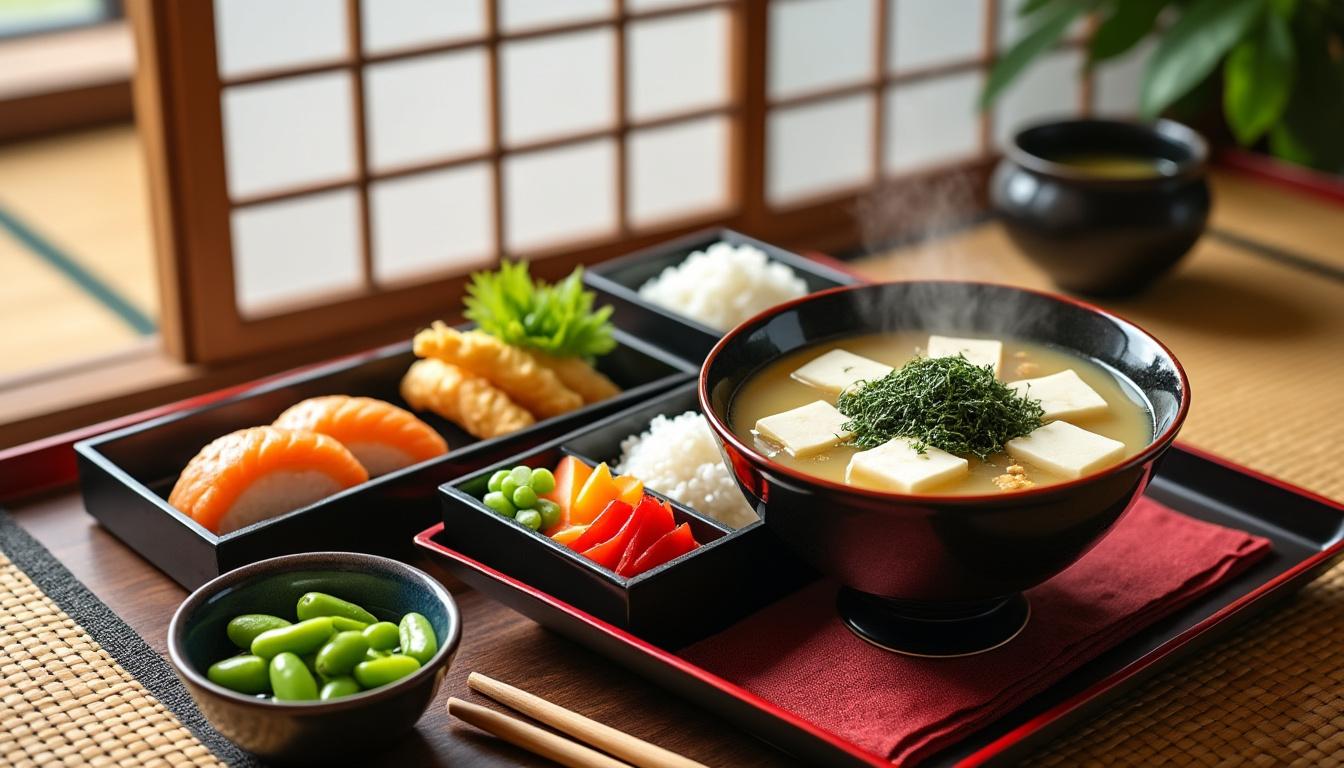découvrez les délices de la cuisine japonaise au déjeuner avec notre aperçu des plats traditionnels. des bentos savoureux aux ramens réconfortants, plongez dans l'univers culinaire du japon et émerveillez vos papilles avec des recettes authentiques et des ingrédients locaux.