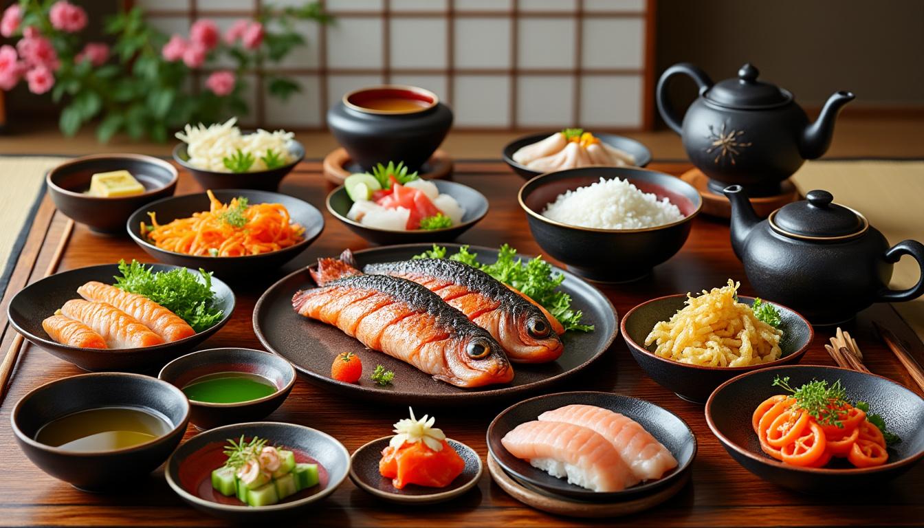Que mangent les japonais le soir : un aperçu des traditions culinaires 1 découvrez les traditions culinaires japonaises du soir à travers un aperçu des plats typiques et des habitudes alimentaires. plongez dans l'univers savoureux du dîner au japon et explorez les délices qui composent ces repas uniques.