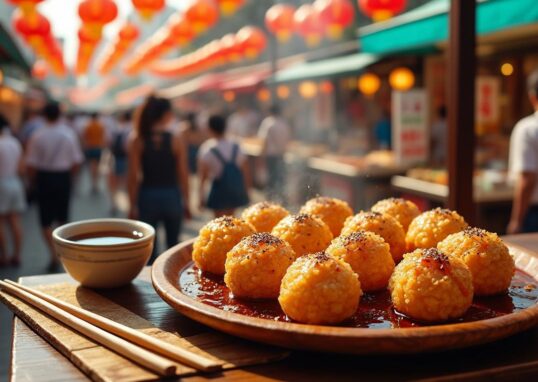 découvrez le takoyaki, cette délicieuse spécialité japonaise à base de boulettes de pâte garnies de morceaux de poulpe. apprenez comment le déguster comme un pro et savourez les différentes variantes de ce plat emblématique lors de votre prochaine aventure culinaire.