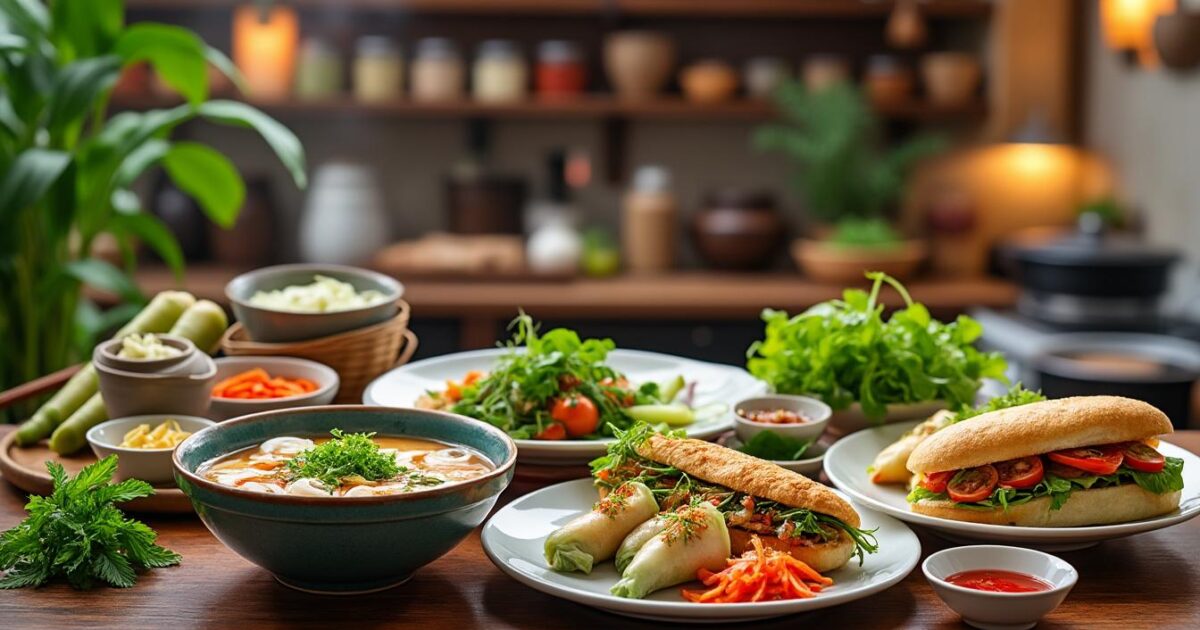 explorez les saveurs uniques de la cuisine vietnamienne, un voyage culinaire aux influences riches et variées. découvrez des plats emblématiques comme le pho, les nems et le banh mi, préparés avec des ingrédients frais et authentiques. laissez-vous envoûter par les arômes et les textures qui font de la cuisine vietnamienne une expérience inoubliable.