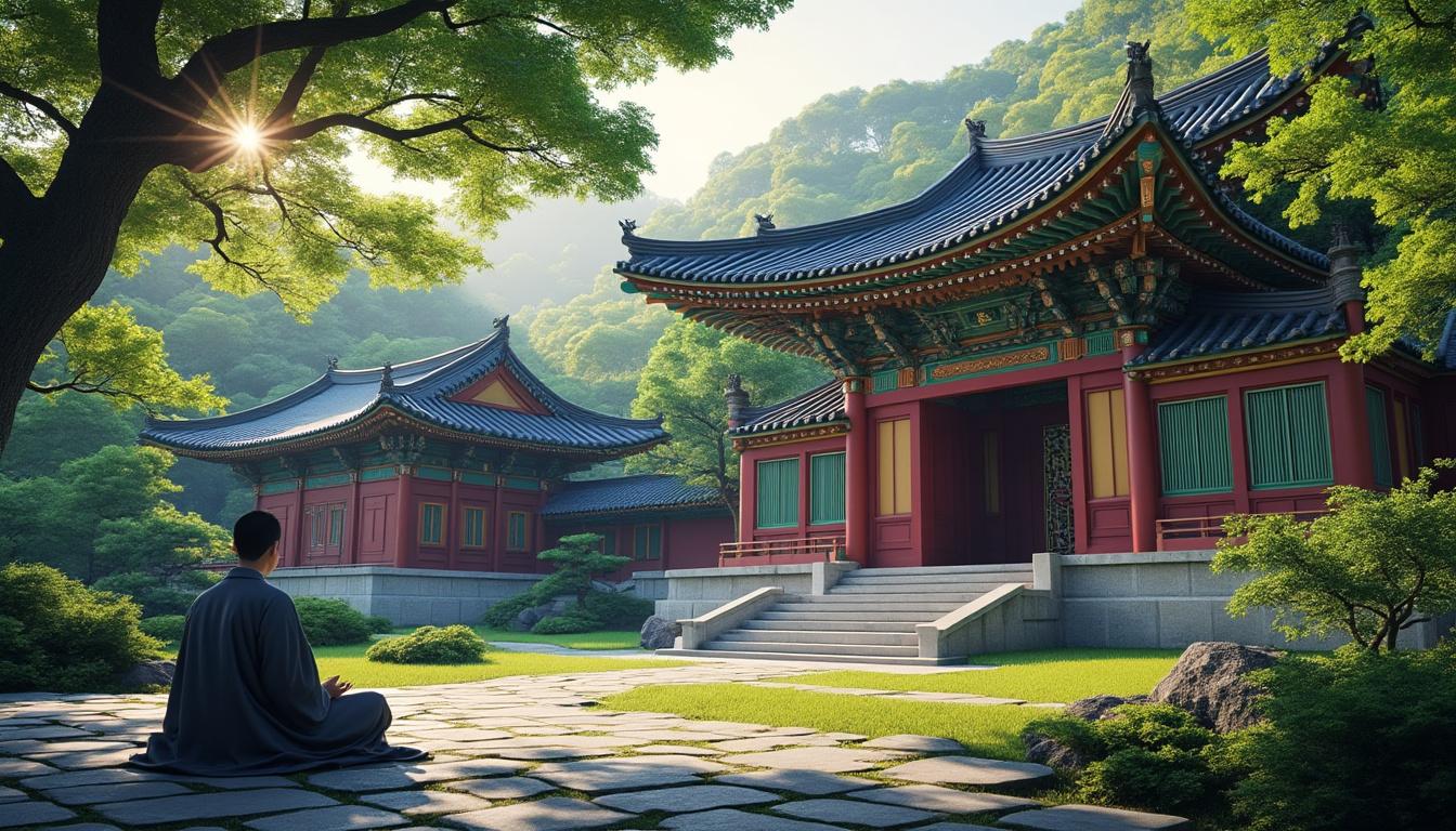 Découverte des temples coréens : un voyage dans la spiritualité et l'architecture 2 plongez dans l'univers fascinant des temples coréens, alliant spiritualité profonde et architecture majestueuse. ce voyage vous invite à explorer la richesse culturelle de la corée, à travers ses sites sacrés emblématiques, tout en découvrant les traditions et les croyances qui les entourent.