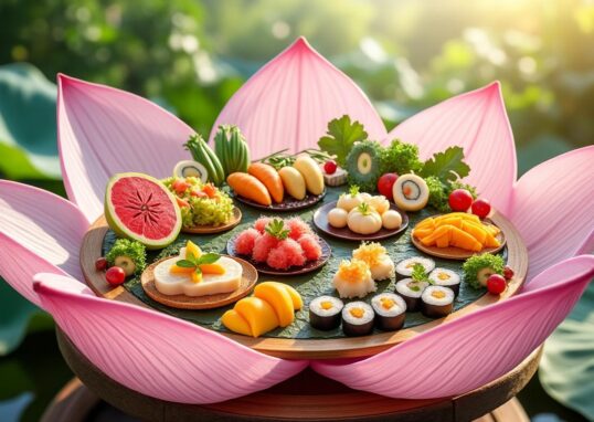 découvrez les délices culinaires du lotus ! explorez une variété de plats savoureux et sains, inspirés par la cuisine asiatique, qui raviront vos papilles. que vous soyez adepte de la cuisine végétale ou amateur de saveurs exotiques, trouvez des idées pour égayer vos repas au quotidien.